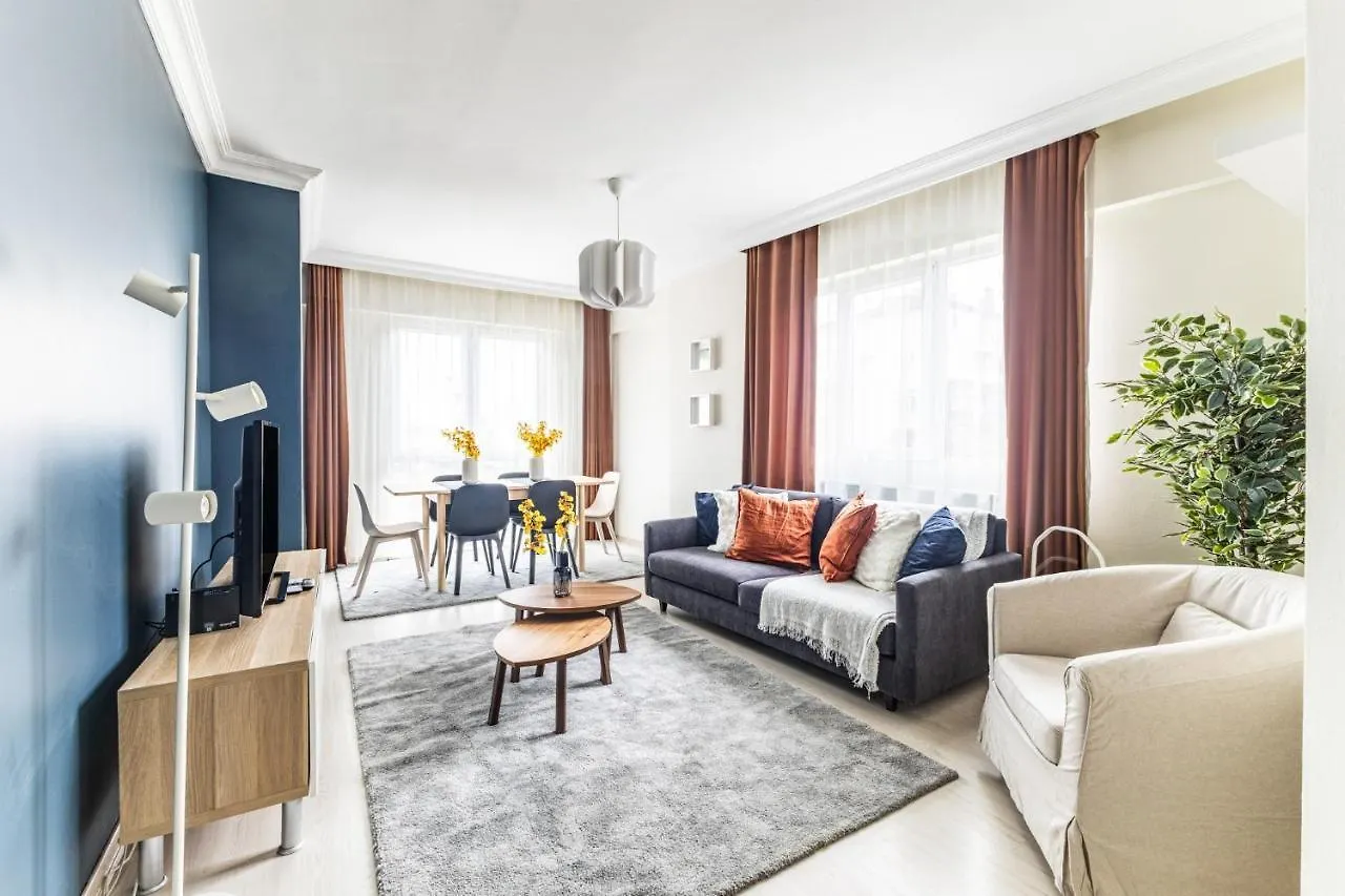 Chic Sea View Flat On Bagdat Avenue In Bostanci Daire İstanbul